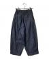 HARVESTY (ハーベスティー) ワイドエッグデニムロングパンツ インディゴ サイズ:1：8000円