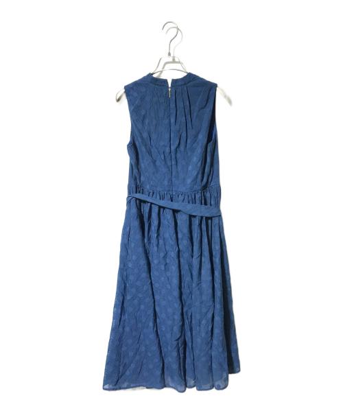 Kate Spade（ケイトスペード）Kate Spade (ケイトスペード) ドットワンピース ブルー サイズ:4 未使用品の古着・服飾アイテム