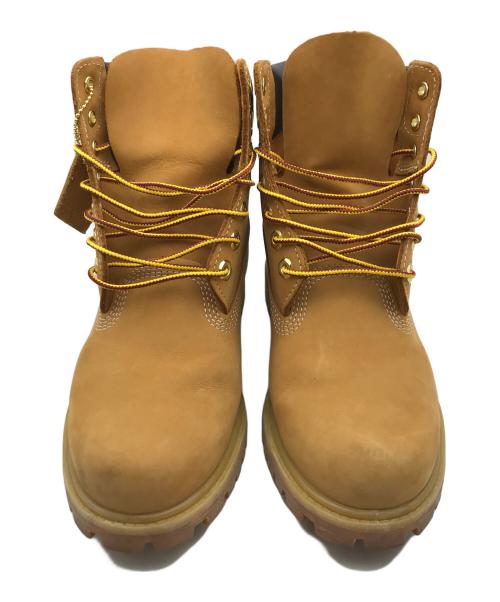 Timberland（ティンバーランド）Timberland (ティンバーランド) Premium 6 INCH LACE UP WATERPROOF BOOT WHEAT(プレミアム　6インチ　レースアップ　ウォータープルーフ　ブーツ　ウィート) アイボリー サイズ:24.5の古着・服飾アイテム