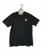PLAY COMME des GARCONSプレイコムデギャルソン）の古着「ハートロゴT」｜ブラック