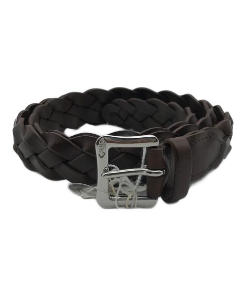 J&M DAVIDSON（ジェイ＆エム デヴィッドソン）J&M DAVIDSON (ジェイ＆エム デヴィッドソン) BEAMS (ビームス) レザーベルト ブラウンの古着・服飾アイテム