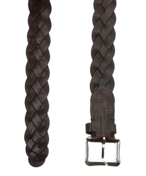 J&M DAVIDSON（ジェイ＆エム デヴィッドソン）J&M DAVIDSON (ジェイ＆エム デヴィッドソン) BEAMS (ビームス) レザーベルト ブラウンの古着・服飾アイテム