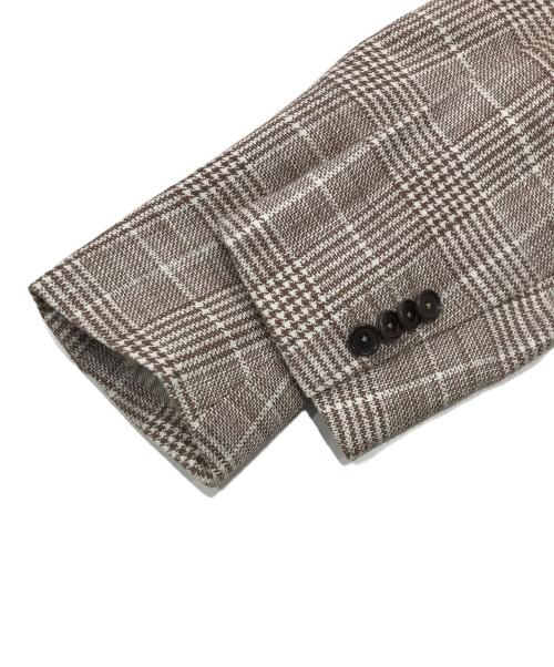 De Petrillo（デペトリロ）De Petrillo (デペトリロ) リネンシルクブレンド2Ｂジャケット ベージュ サイズ:42の古着・服飾アイテム