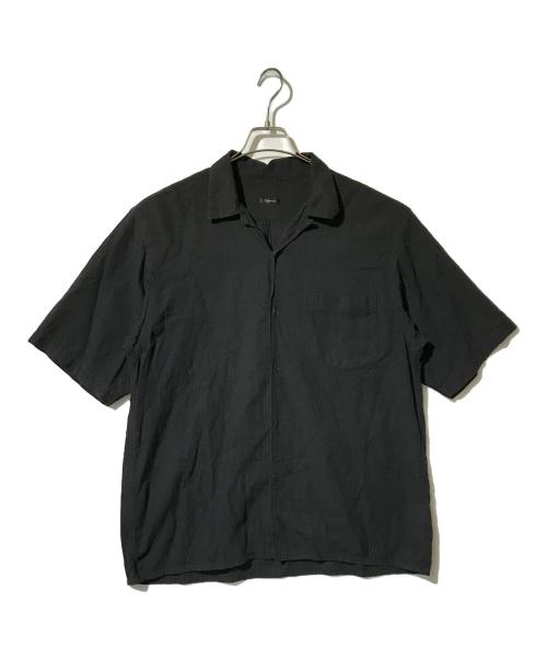 COMOLI（コモリ）COMOLI (コモリ) ベタシャン オープンカラーシャツ ブラック サイズ:3の古着・服飾アイテム