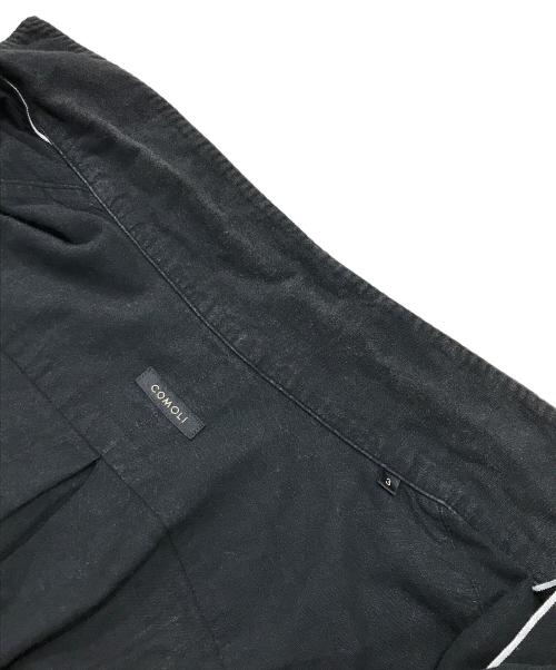COMOLI（コモリ）COMOLI (コモリ) ベタシャン オープンカラーシャツ ブラック サイズ:3の古着・服飾アイテム