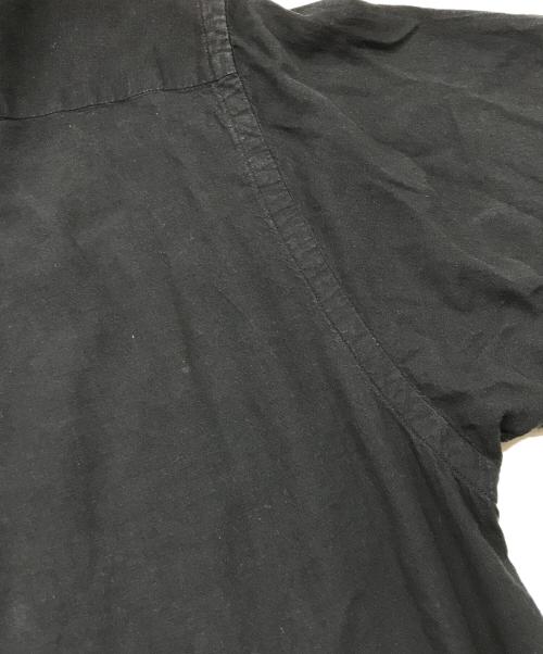 COMOLI（コモリ）COMOLI (コモリ) ベタシャン オープンカラーシャツ ブラック サイズ:3の古着・服飾アイテム