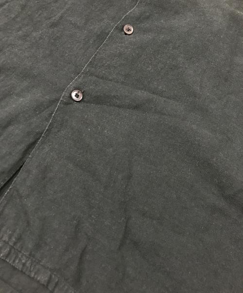 COMOLI（コモリ）COMOLI (コモリ) ベタシャン オープンカラーシャツ ブラック サイズ:3の古着・服飾アイテム