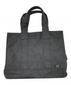 PORTERポーター）の古着「TOTE BAG(L)（トートバッグ　エル）」｜ブラック