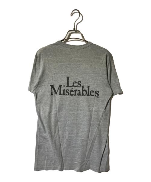 Hanes（ヘインズ）Hanes (ヘインズ) 80'sLes MiserablesプリントTシャツ グレー サイズ:Ｍの古着・服飾アイテム