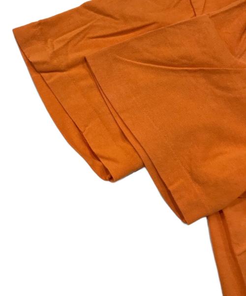 stussy（ステューシー）stussy (ステューシー) ロゴプリントTシャツ オレンジ サイズ:Mの古着・服飾アイテム