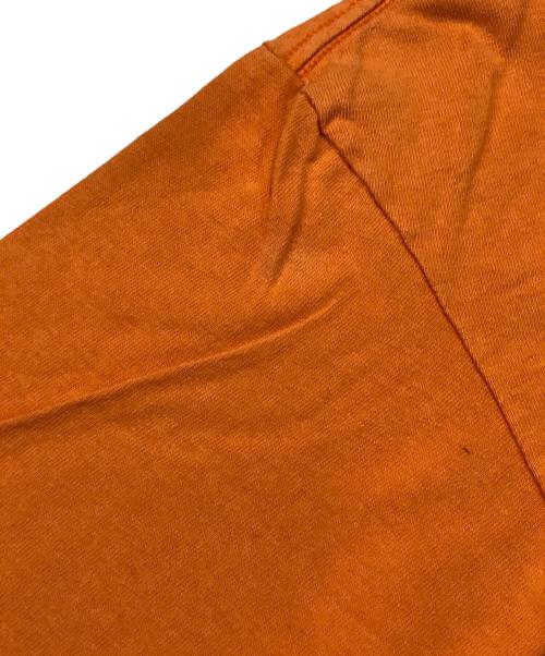 stussy（ステューシー）stussy (ステューシー) ロゴプリントTシャツ オレンジ サイズ:Mの古着・服飾アイテム
