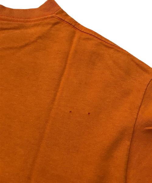 stussy（ステューシー）stussy (ステューシー) ロゴプリントTシャツ オレンジ サイズ:Mの古着・服飾アイテム