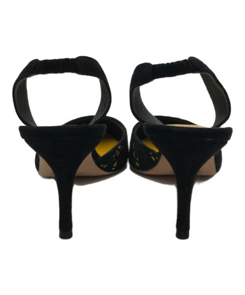 Manolo Blahnik（マノロブラニク）Manolo Blahnik (マノロブラニク) スリングバックパンプス イエロー サイズ:37.5の古着・服飾アイテム