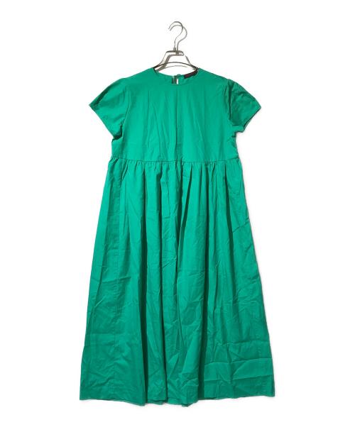 TOMORROW LAND collection（トゥモローランドコレクション）TOMORROW LAND collection (トゥモローランドコレクション) ドッピオタイプライター バックリボンワンピース グリーン サイズ:36の古着・服飾アイテム