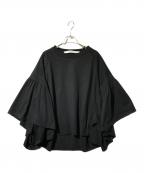 COGTHEBIGSMOKEコグザビッグスモーク）の古着「LAURA GATHERED SLV TOP」｜ブラック