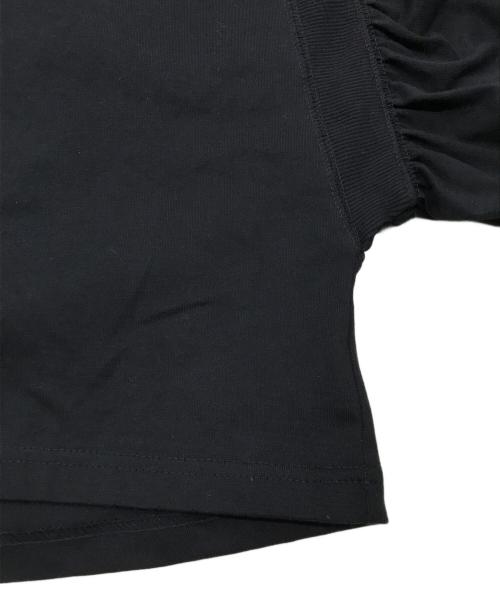 COGTHEBIGSMOKE（コグザビッグスモーク）COGTHEBIGSMOKE (コグザビッグスモーク) LAURA GATHERED SLV TOP ブラック サイズ:表記なしの古着・服飾アイテム