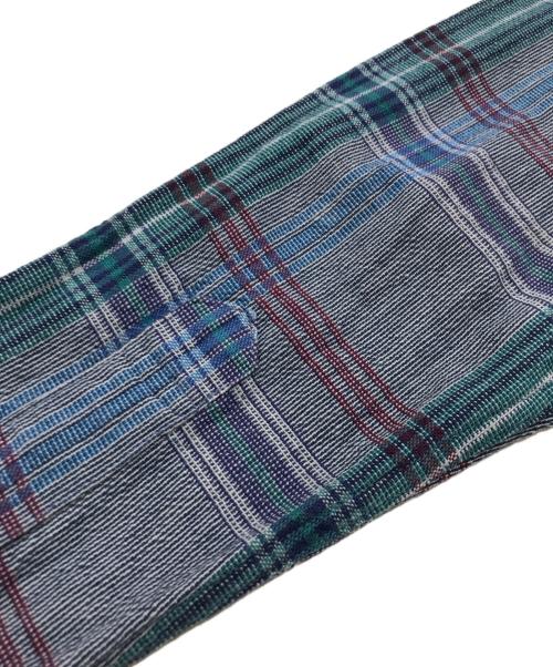 SUGAR CANE（シュガーケーン）SUGAR CANE (シュガーケーン) チェックウエスタンシャツ ブルー サイズ:Lの古着・服飾アイテム