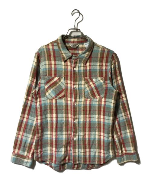 FIVE BROTHER（ファイブブラザー）FIVE BROTHER (ファイブブラザー) チェックネルシャツ マルチカラー サイズ:Ｌの古着・服飾アイテム