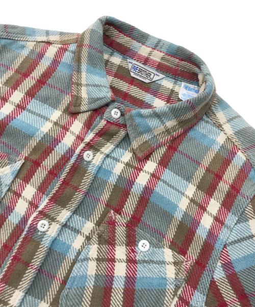 FIVE BROTHER（ファイブブラザー）FIVE BROTHER (ファイブブラザー) チェックネルシャツ マルチカラー サイズ:Ｌの古着・服飾アイテム