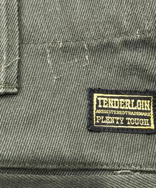 TENDERLOIN（テンダーロイン）TENDERLOIN (テンダーロイン) コットンハーフパンツ グリーン サイズ:Lの古着・服飾アイテム