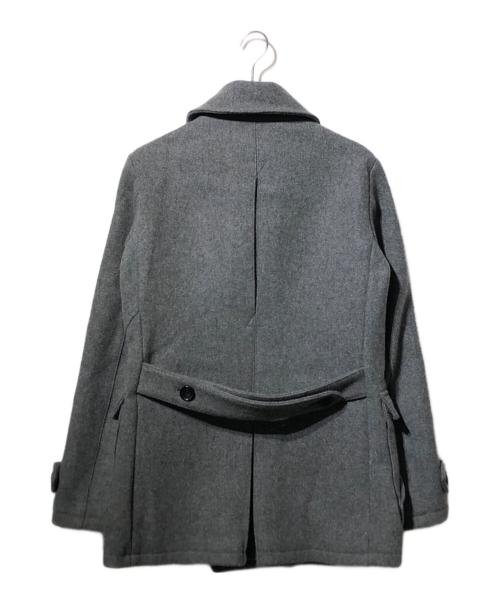 AKM（エーケーエム）AKM (エーケーエム) Pコート グレー サイズ:Lの古着・服飾アイテム