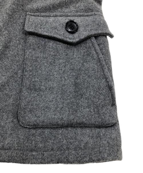 AKM（エーケーエム）AKM (エーケーエム) Pコート グレー サイズ:Lの古着・服飾アイテム