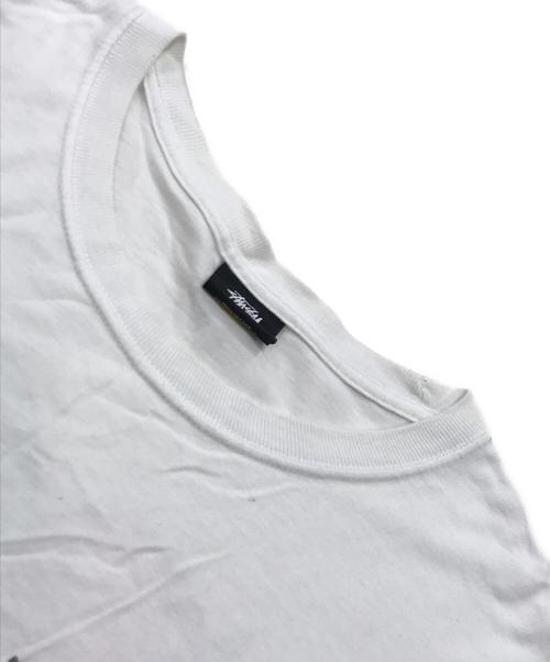 stussy（ステューシー）stussy (ステューシー) プリントTシャツ ホワイト サイズ:XLの古着・服飾アイテム