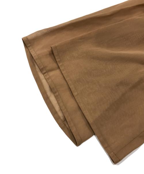 mikako nakamura（ミカコ ナカムラ）mikako nakamura (ミカコ ナカムラ) シアーロングカーディガン ブラウン サイズ:38の古着・服飾アイテム