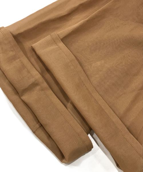 mikako nakamura（ミカコ ナカムラ）mikako nakamura (ミカコ ナカムラ) シアーロングカーディガン ブラウン サイズ:38の古着・服飾アイテム