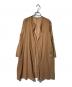 mikako nakamura（ミカコ ナカムラ）の古着「シアーロングカーディガン」｜ブラウン
