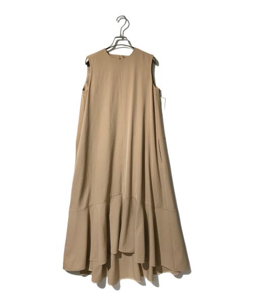 l'heritage martinique（レリタージュ マルティニーク）l'heritage martinique (レリタージュ マルティニーク) ノースリーブワンピース ベージュ サイズ:FREEの古着・服飾アイテム