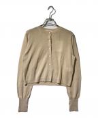 l'heritage martiniqueレリタージュ マルティニーク）の古着「シルクブレンドニットカーディガン」｜ベージュ