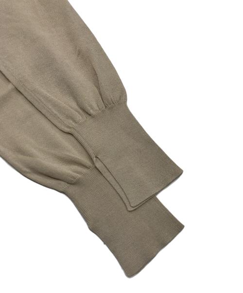 l'heritage martinique（レリタージュ マルティニーク）l'heritage martinique (レリタージュ マルティニーク) シルクブレンドニットカーディガン ベージュ サイズ:表記なしの古着・服飾アイテム