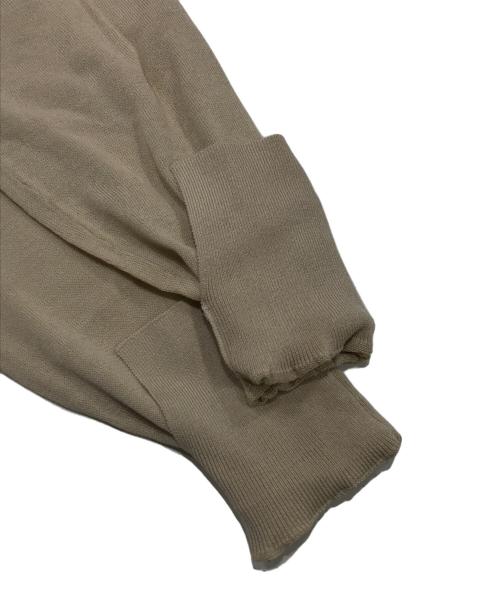 l'heritage martinique（レリタージュ マルティニーク）l'heritage martinique (レリタージュ マルティニーク) シルクブレンドニットカーディガン ベージュ サイズ:表記なしの古着・服飾アイテム