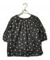 BALLSEY（ボールジィ）の古着「ドットプリント パフスリーブブラウス」｜ブラック