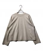HERMESエルメス）の古着「セリエワッペン付きロングスリーブカットソー」｜ベージュ