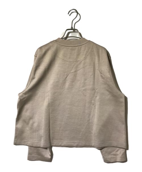 HERMES（エルメス）HERMES (エルメス) セリエワッペン付きロングスリーブカットソー ベージュ サイズ:38の古着・服飾アイテム