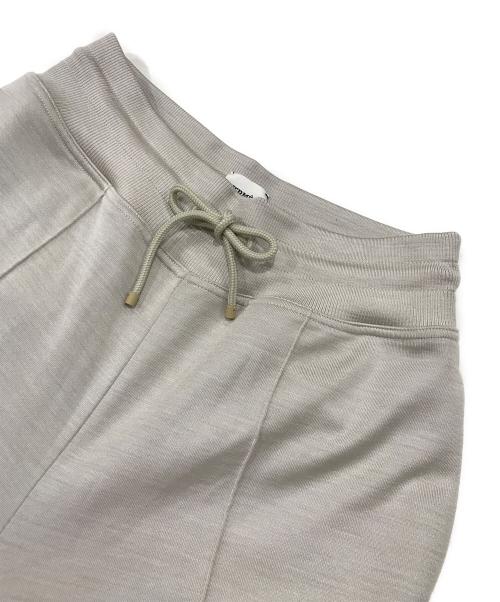 HERMES（エルメス）HERMES (エルメス) セリエワッペン付きワイドイージーパンツ ベージュ サイズ:34の古着・服飾アイテム