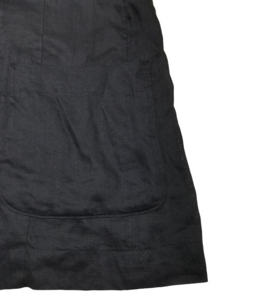 Spick and Span（スピック＆スパン）Spick and Span (スピックアンドスパン) ラミーミックスシアージャケット ブラック サイズ:38の古着・服飾アイテム