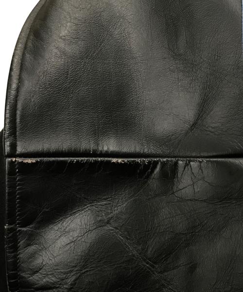 Mr.Gentleman（ミスタージェントルマン）Mr.Gentleman (ミスタージェントルマン) ウールライダースPコート ブラック サイズ:Mの古着・服飾アイテム