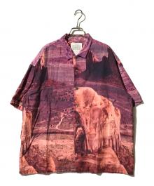 GENERAL INDEX×UNITED ARROWS×SONS（ジェネラル インデックス×ユナイテッドアローズ×サンズ）の古着「総柄シャツ」｜パープル