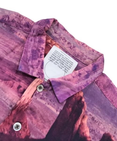 GENERAL INDEX（ジェネラル インデックス）GENERAL INDEX (ジェネラル インデックス) UNITED ARROWS (ユナイテッドアローズ) SONS (サンズ) 総柄シャツ パープル サイズ:XLの古着・服飾アイテム