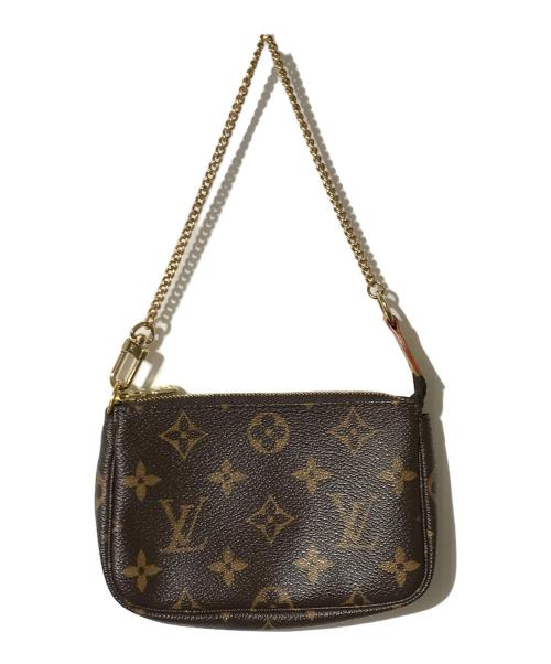LOUIS VUITTON（ルイ ヴィトン）LOUIS VUITTON (ルイ ヴィトン) ポシェット/モノグラム/ミニ・ポシェット・アクセソワール ブラウンの古着・服飾アイテム