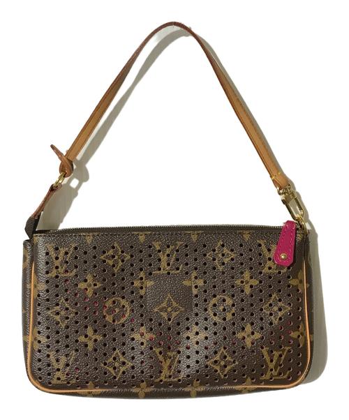 LOUIS VUITTON（ルイ ヴィトン）LOUIS VUITTON (ルイ ヴィトン) ポシェット/モノグラム・ペルフォ ブラウンの古着・服飾アイテム