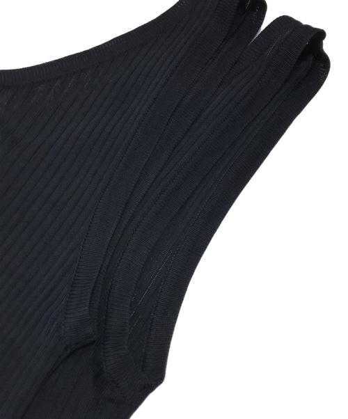 GUCCI（グッチ）GUCCI (グッチ) レーヨンタンクトップ ブラック サイズ:38の古着・服飾アイテム