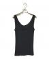 GUCCI（グッチ）の古着「レーヨンタンクトップ」｜ブラック