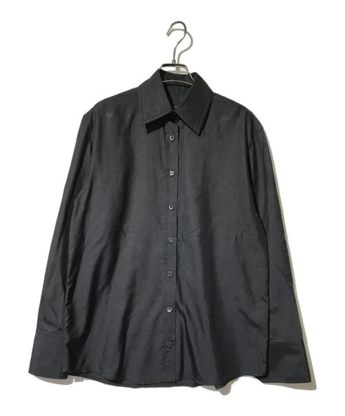 GUCCI（グッチ）GUCCI (グッチ) ロングスリーブシャツ/シルクシャツ ブラック サイズ:40の古着・服飾アイテム