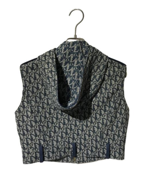 Christian Dior（クリスチャン ディオール）Christian Dior (クリスチャン ディオール) トロッター柄ベスト ネイビー サイズ:36の古着・服飾アイテム