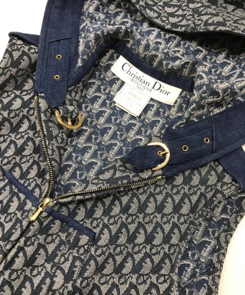 Christian Dior（クリスチャン ディオール）Christian Dior (クリスチャン ディオール) トロッター柄ベスト ネイビー サイズ:36の古着・服飾アイテム