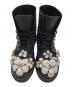 Dr.Martens (ドクターマーチン) フラーワーアップリケ8ホールブーツ ブラック サイズ:UK5：21000円